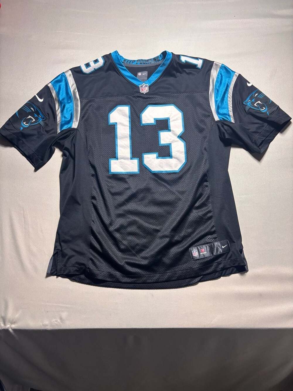 Nike Carolina Panthers Kelvin Benjamin Jersey Size XL Black NFL Football #13